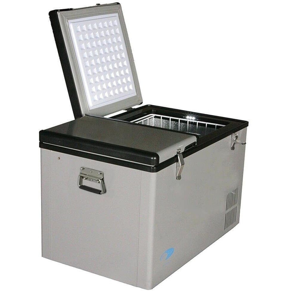 Whynter 62 Quart Dual Zone Portable Fridge/Freezer FM-62DZ I Luxury Appliances Direct