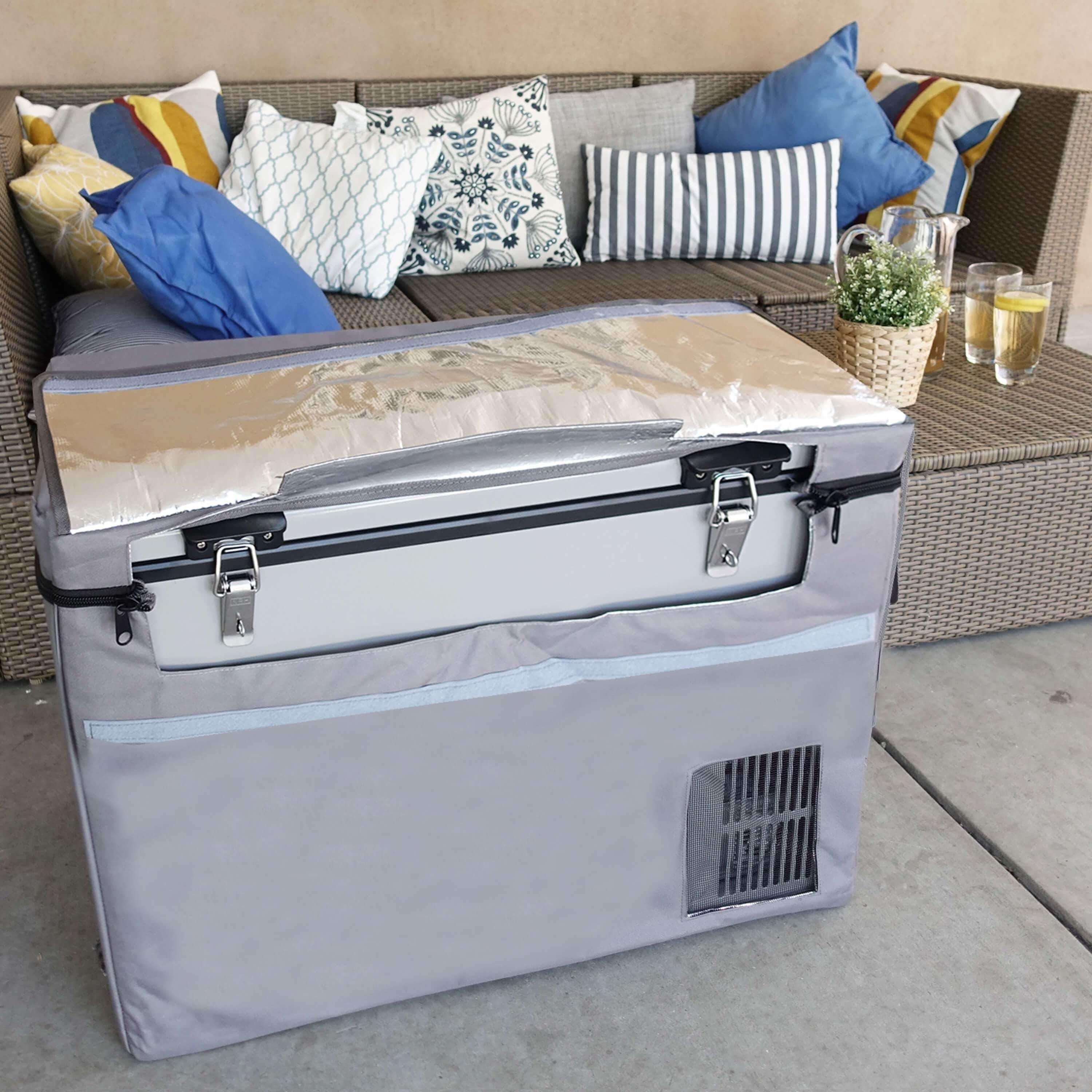 Whynter 65 Quart Portable Fridge/Freezer FM-65G I Luxury Appliances Direct