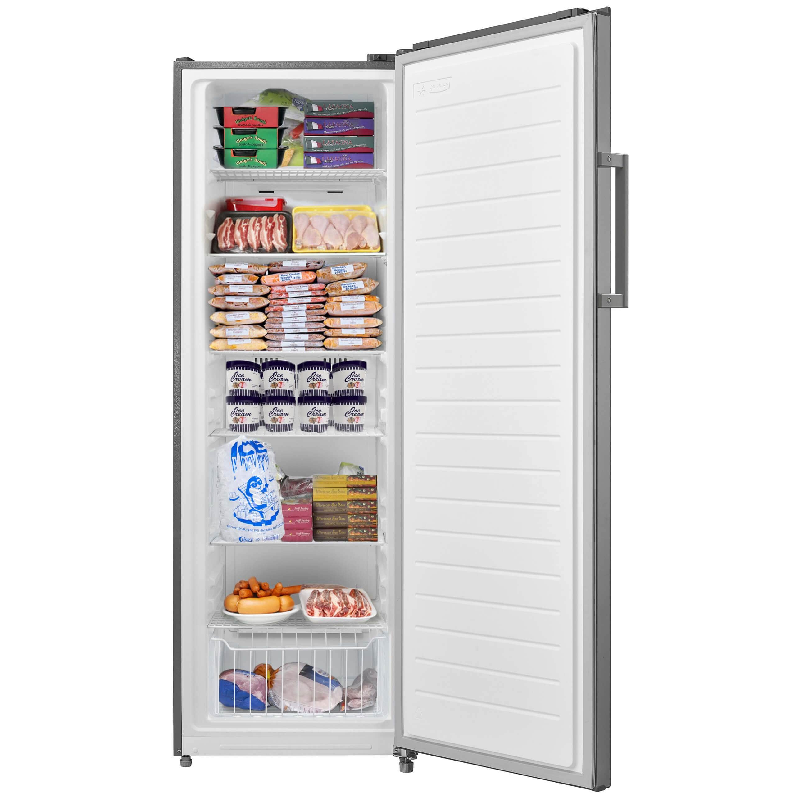 Whynter 8.3 cu.ft. Energy Star Digital Upright Stainless Steel Deep Freezer/Refrigerator UDF-0831SS I Luxury Appliances Direct