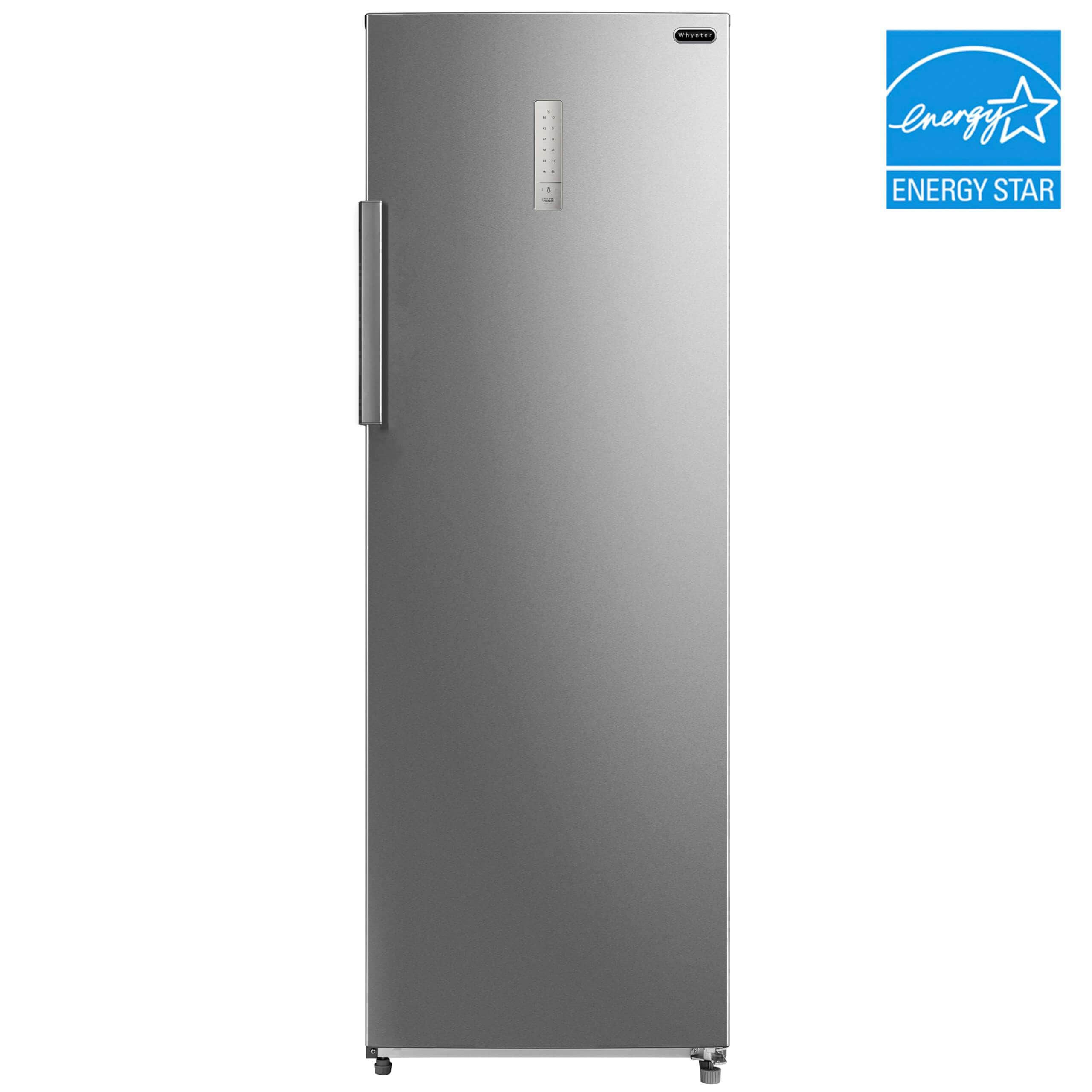Whynter 8.3 cu.ft. Energy Star Digital Upright Stainless Steel Deep Freezer/Refrigerator UDF-0831SS I Luxury Appliances Direct