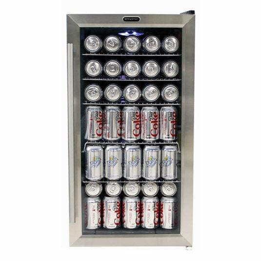 Whynter Beverage Refrigerator - Stainless Steel BR-125SD I Luxury Appliances Direct