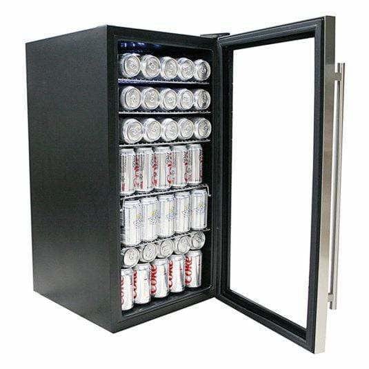 Whynter Beverage Refrigerator - Stainless Steel BR-125SD I Luxury Appliances Direct