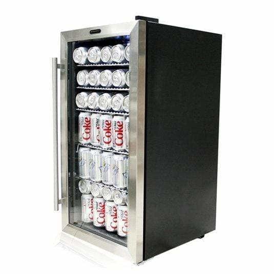 Whynter Beverage Refrigerator - Stainless Steel BR-125SD I Luxury Appliances Direct