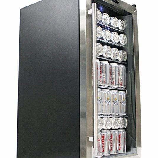 Whynter Beverage Refrigerator - Stainless Steel BR-125SD I Luxury Appliances Direct