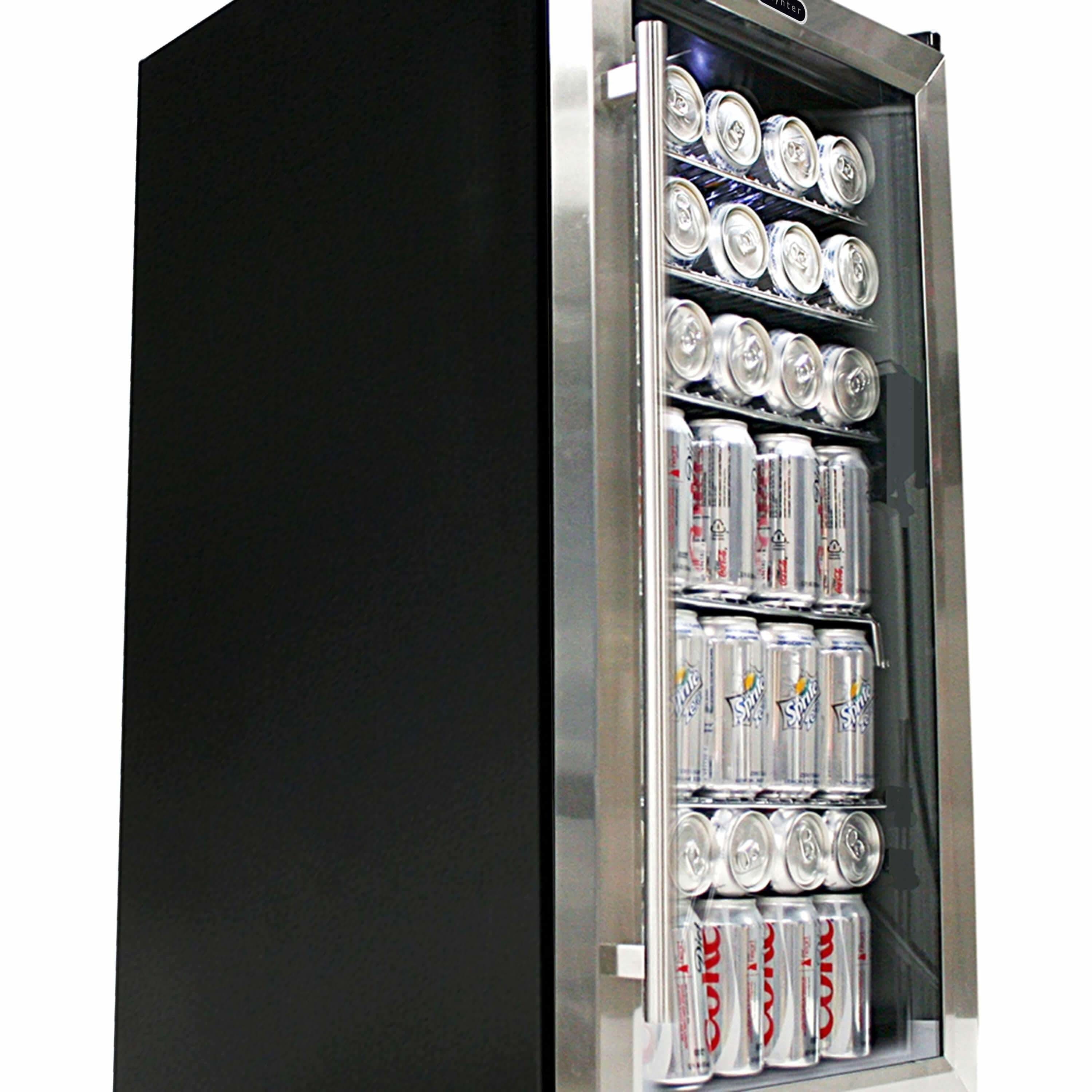 Whynter Beverage Refrigerator - Stainless Steel with internal fan BR-130SB I Luxury Appliances Direct