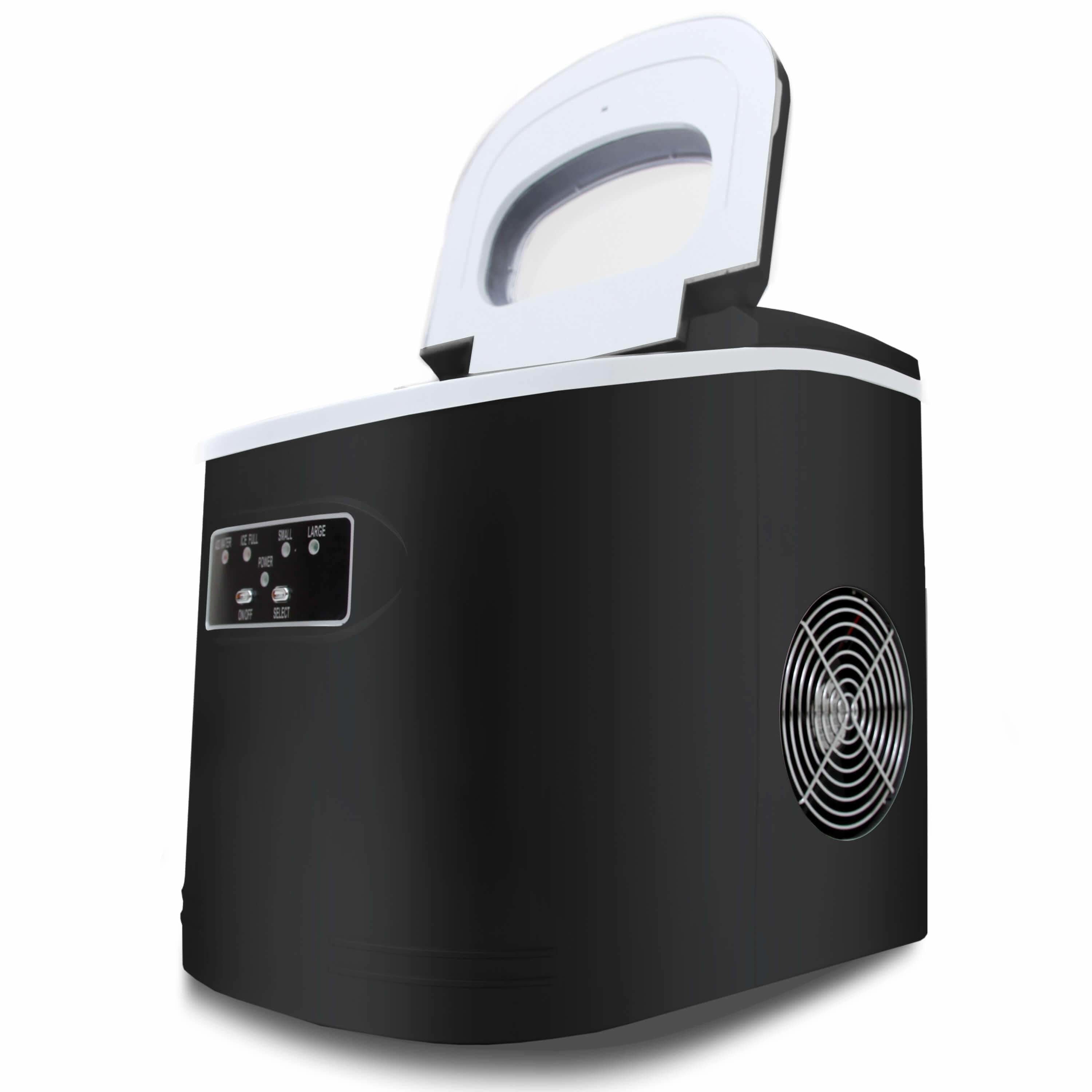 Whynter Compact Portable Ice Maker 27 lb capacity Black IMC-270MB I Luxury Appliances Direct