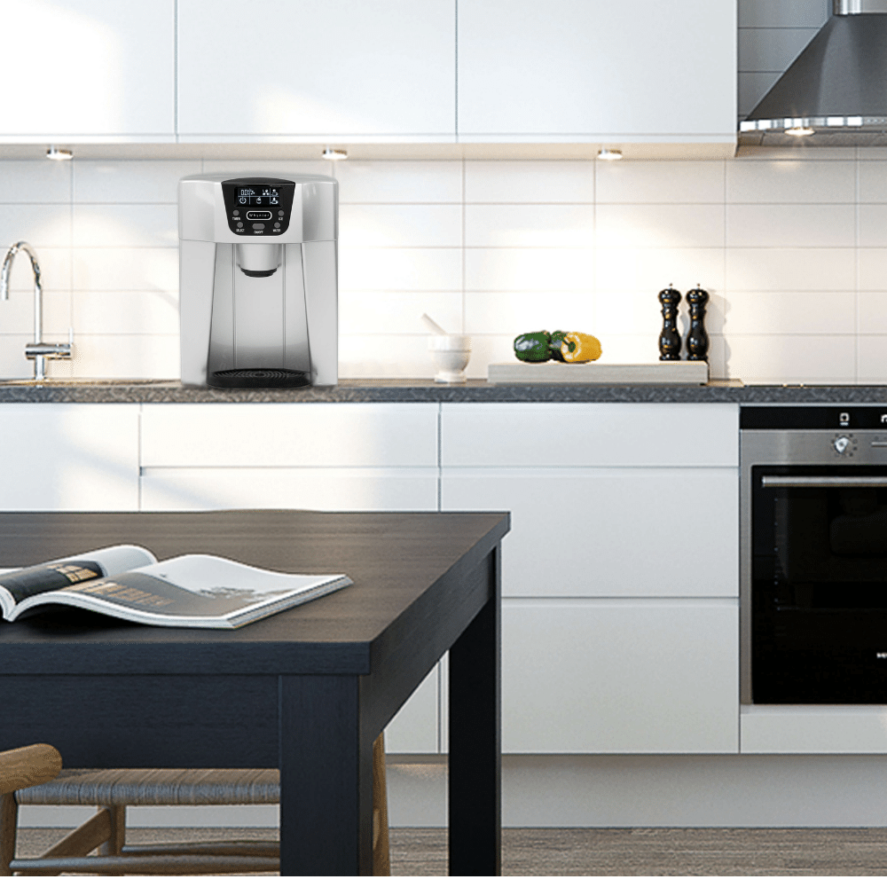 Whynter Countertop Direct Connection Ice Maker and Water Dispenser - Silver IDC-221SC I Luxury Appliances Direct