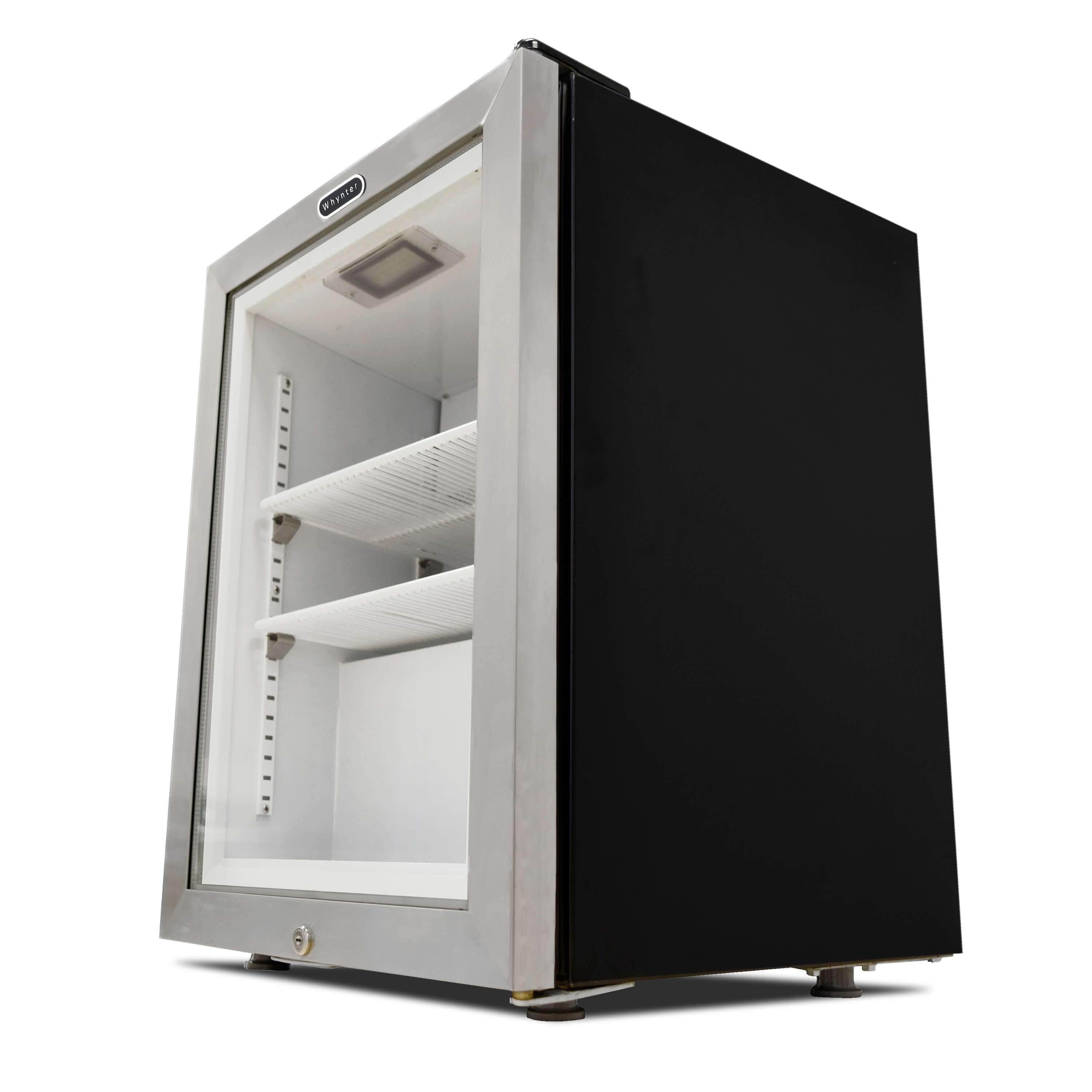 Whynter Countertop Reach In 1.8 cu ft Display Glass Door Freezer CDF-177SB I Luxury Appliances Direct