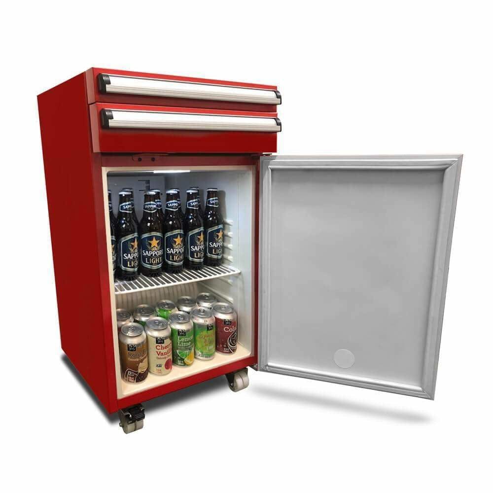 Whynter Portable 1.8 cu.ft. Tool Box Refrigerator with 2 Drawers and Lock TBR-185SR I Luxury Appliances Direct