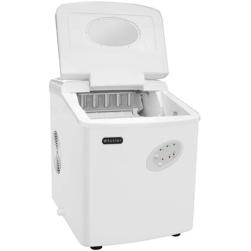 Whynter Portable Ice Maker 33 lb Capacity White IMC-330WS I Luxury Appliances Direct