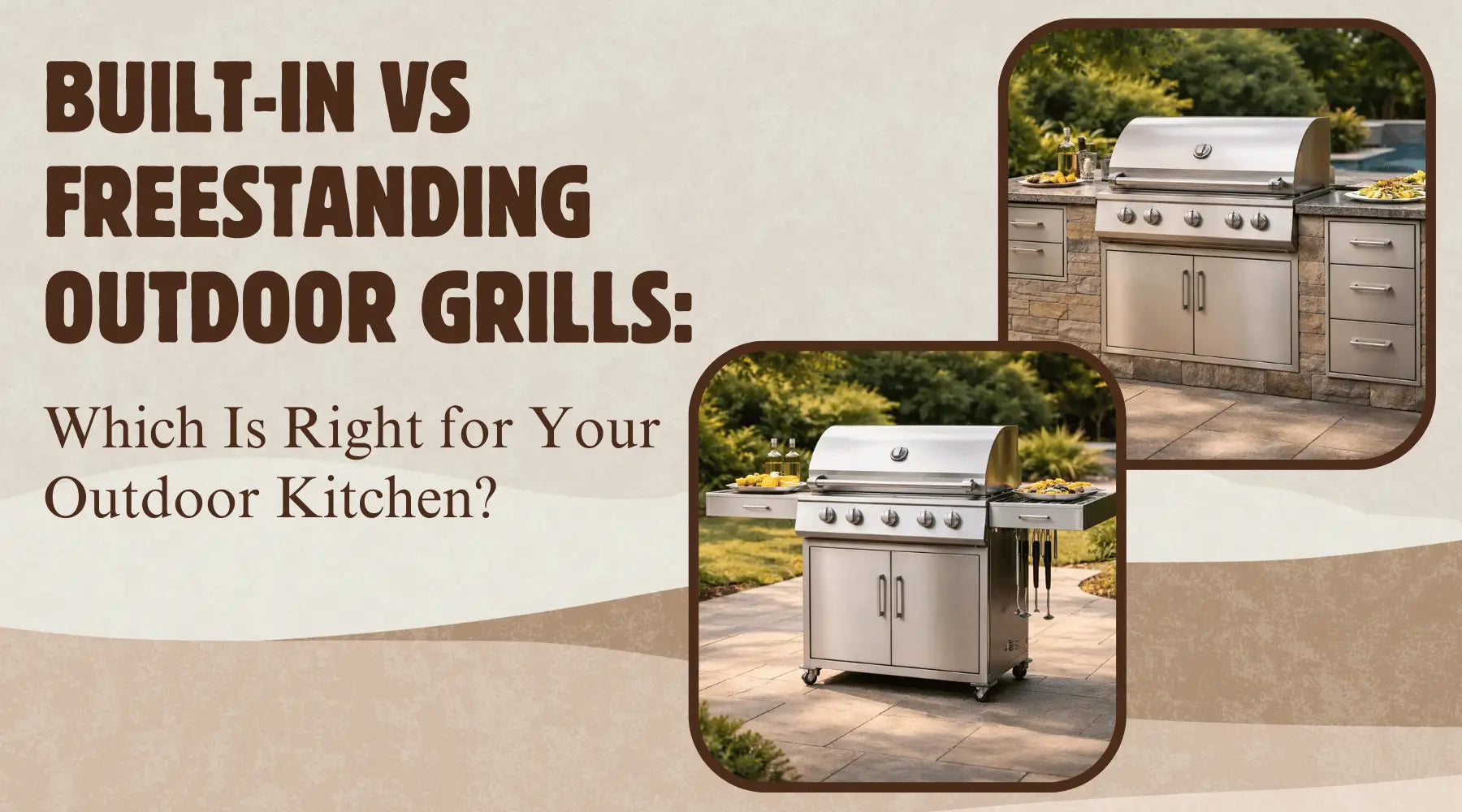Built-In vs Freestanding Outdoor Grills: Which Is Right for Your Outdoor Kitchen? | Luxury Appliances Direct