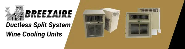 Breezaire Ductless Split System Wine Cooling Units | Luxury Appliances Direct