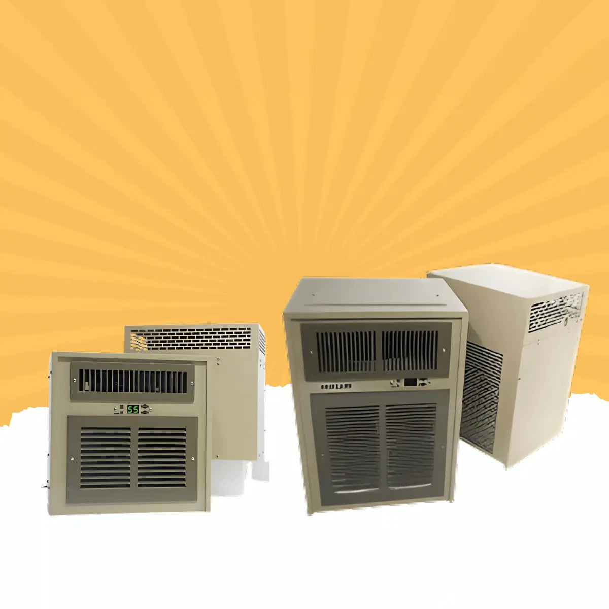 Breezaire WKSL Series wine cooling units collection featuring through-the-wall wine cellar cooling systems designed for precise temperature control