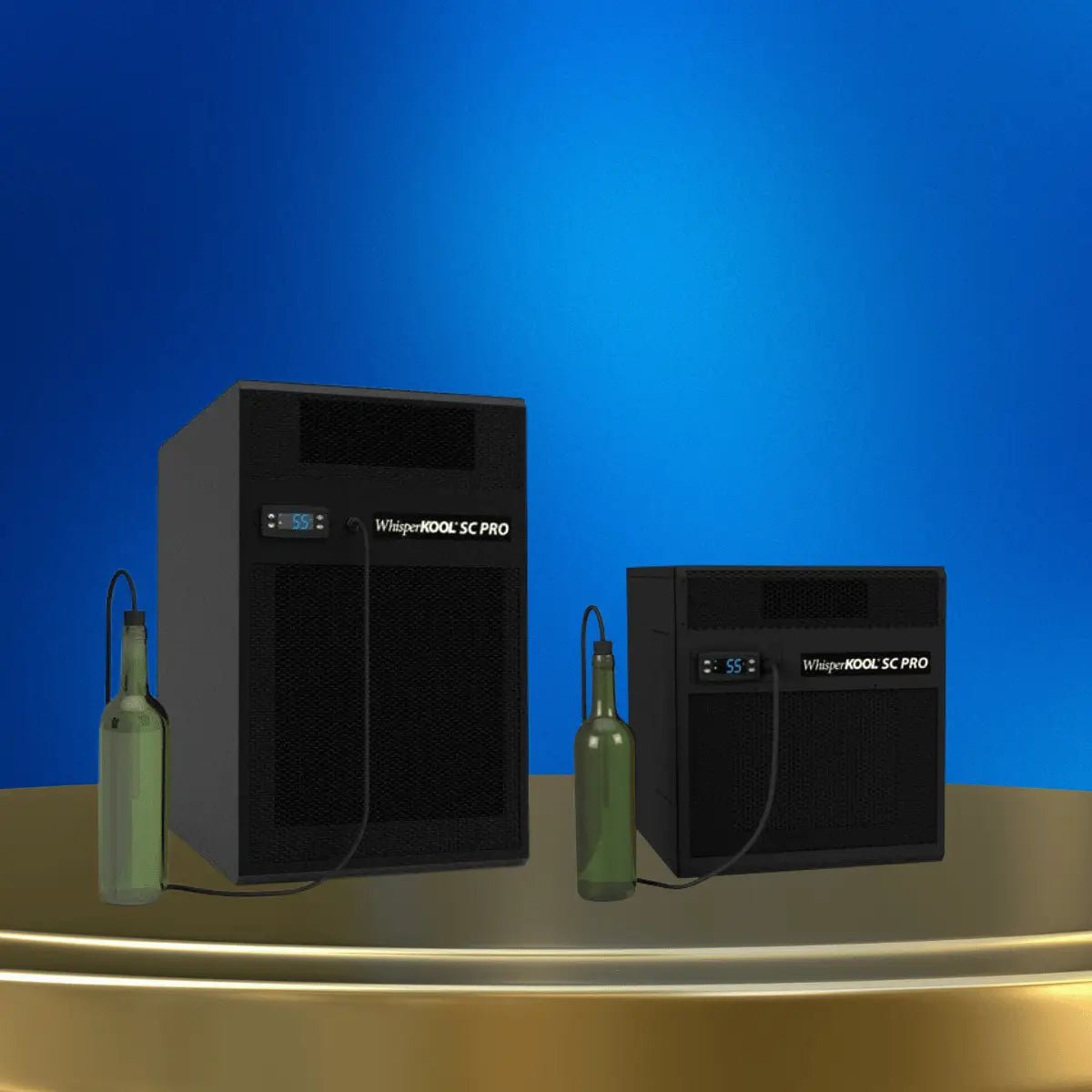 WhisperKOOL SC PRO wine cellar cooling units collection featuring self-contained cooling systems with digital temperature control