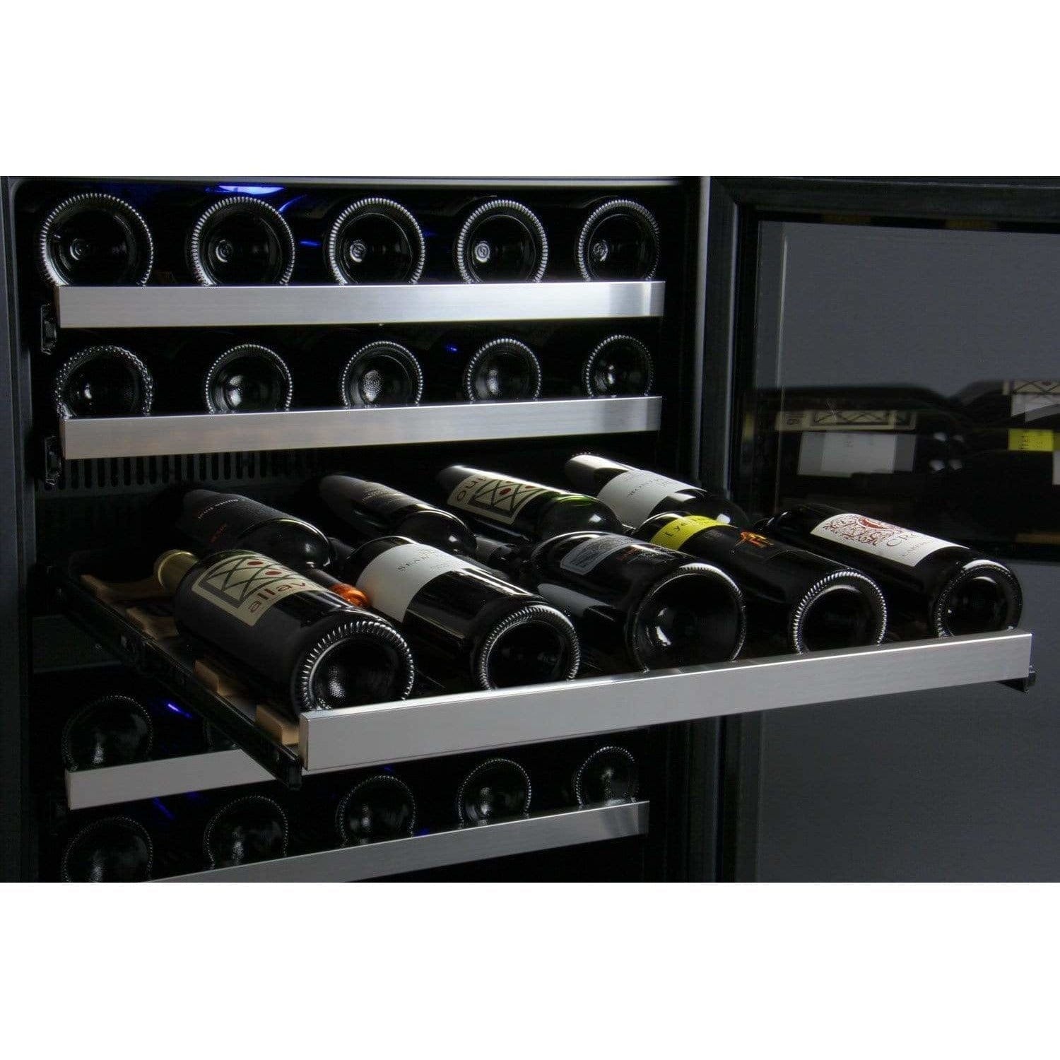 Allavino FlexCount 112 Bottle Three-Zone Wine Fridge 3Z-VSWR5656-SST Wine Coolers 3Z-VSWR5656-SST Luxury Appliances Direct