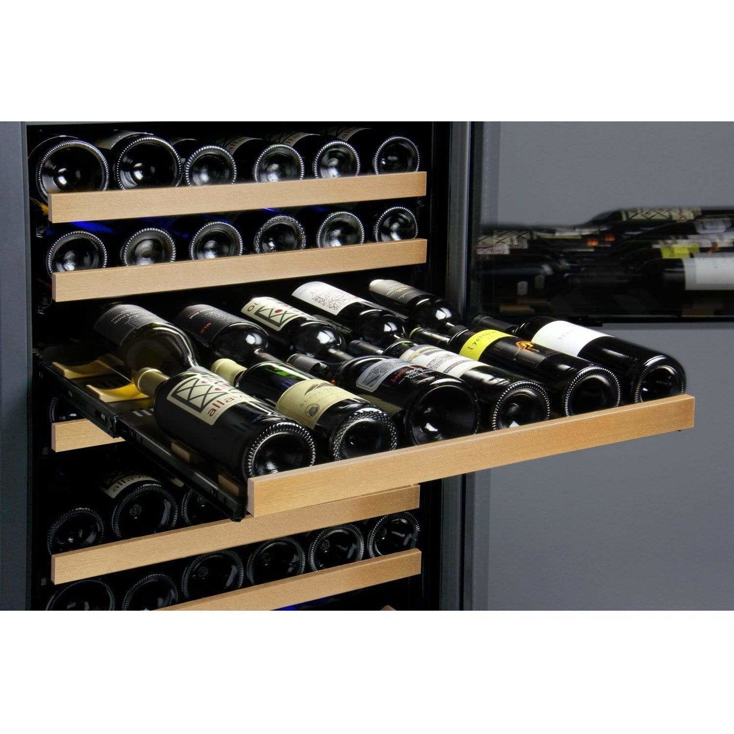 Allavino FlexCount 177 Bottle Black Door Right Hinge Wine Fridge VSWR177-1BWRN Wine Coolers VSWR177-1BWRN Luxury Appliances Direct