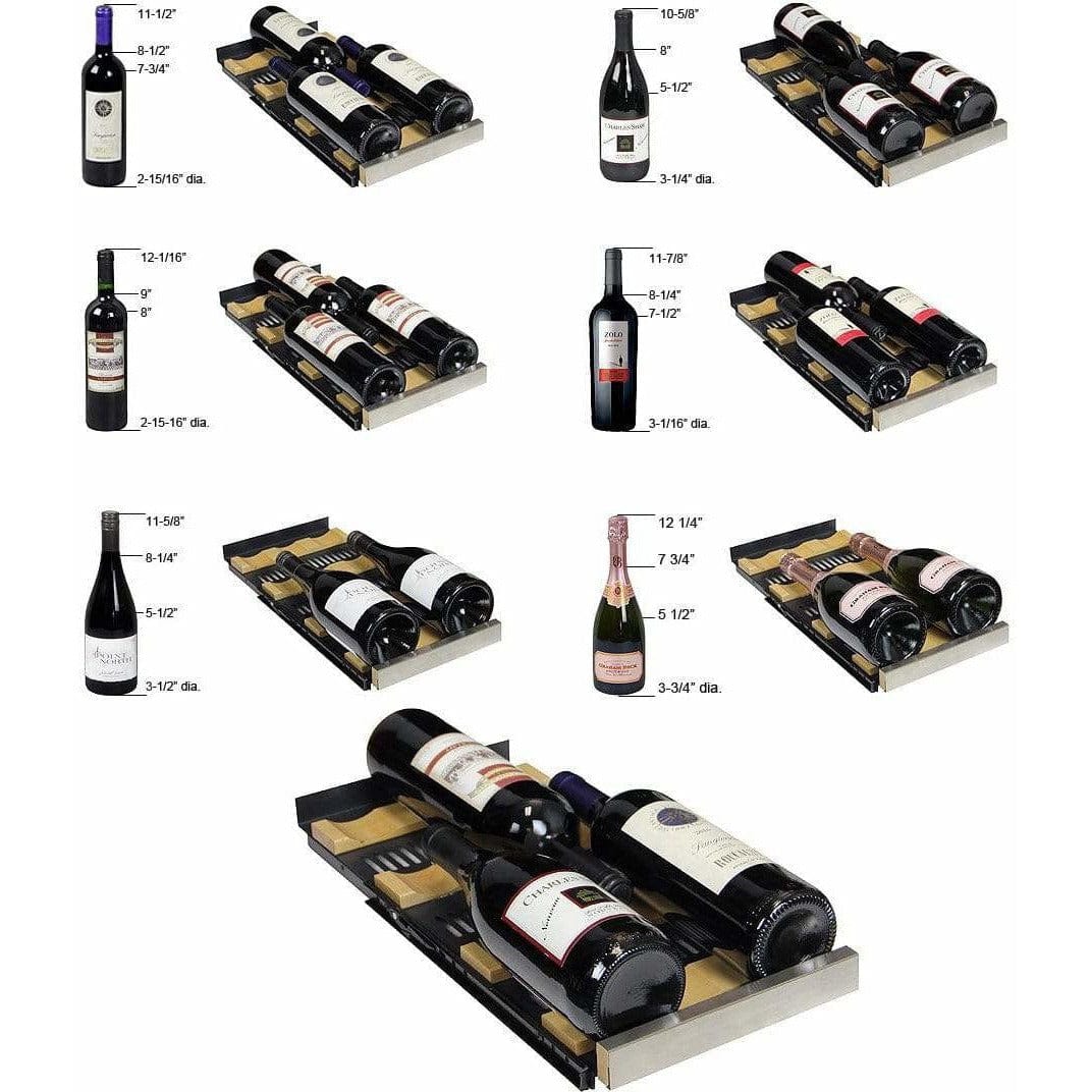 Allavino FlexCount 36 Bottle Dual Zone Wine Fridge VSWR36-2BWFN Wine Coolers VSWR36-2BWFN Luxury Appliances Direct