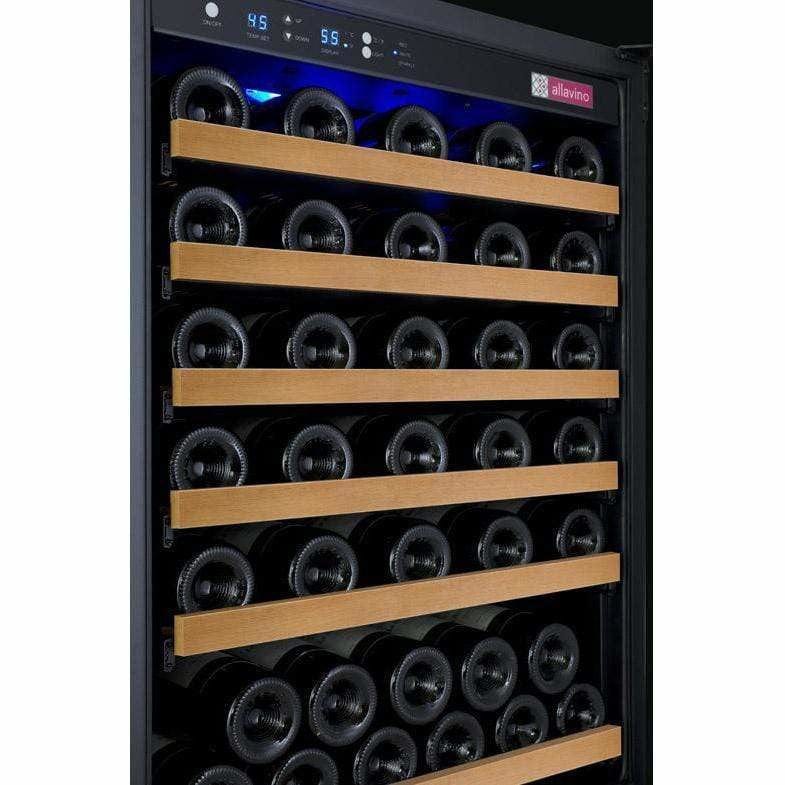 Allavino FlexCount 56 Bottle Single Zone Black Right Hinge Wine Fridge VSWR56-1BWRN Wine Coolers VSWR56-1BWRN Luxury Appliances Direct