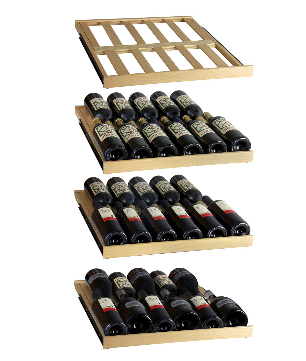 Allavino FlexCount Classic II Tru-Vino 174 Bottle Single Zone Stainless Steel Left Hinge Wine Fridge YHWR174-1SL20 Wine Coolers YHWR174-1SL20 Luxury Appliances Direct