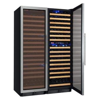 Allavino FlexCount Classic II Tru-Vino 346 Bottle Three Zone Stainless Steel Wine Cooler 3Z-YHWR7274-S20 I Luxury Appliances Direct