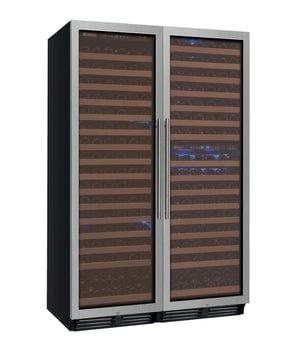 Allavino FlexCount Classic II Tru-Vino 346 Bottle Three Zone Stainless Steel Wine Cooler 3Z-YHWR7274-S20 I Luxury Appliances Direct