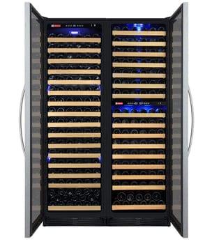 Allavino FlexCount Classic II Tru-Vino 346 Bottle Three Zone Stainless Steel Wine Cooler 3Z-YHWR7274-S20 I Luxury Appliances Direct