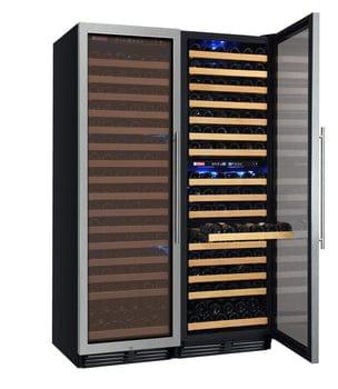 Allavino FlexCount Classic II Tru-Vino 346 Bottle Three Zone Stainless Steel Wine Cooler 3Z-YHWR7274-S20 I Luxury Appliances Direct