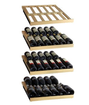 Allavino FlexCount Classic II Tru-Vino 348 Bottle Dual Zone Stainless Steel Wine Fridge 2X-YHWR174-1S20 Wine Coolers 2X-YHWR174-1S20 Luxury Appliances Direct
