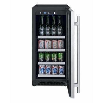 Allavino FlexCount II Tru-Vino 15" Wide Stainless Steel Right Hinge Beverage Fridge VSBC15-SR20 I Luxury Appliances Direct