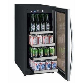 Allavino FlexCount II Tru-Vino 15" Wide Stainless Steel Right Hinge Beverage Fridge VSBC15-SR20 I Luxury Appliances Direct