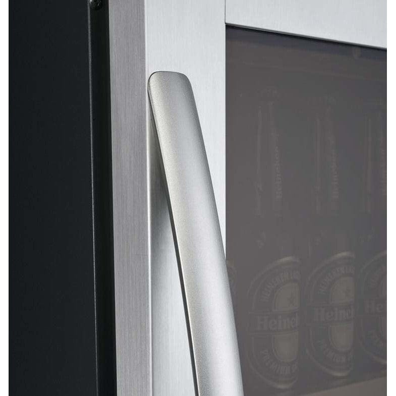 Allavino FlexCount II Tru-Vino 24" Wide Stainless Steel Left Hinge Beverage Fridge VSBC24-SL20 Beverage Centers VSBC24-SL20 Luxury Appliances Direct