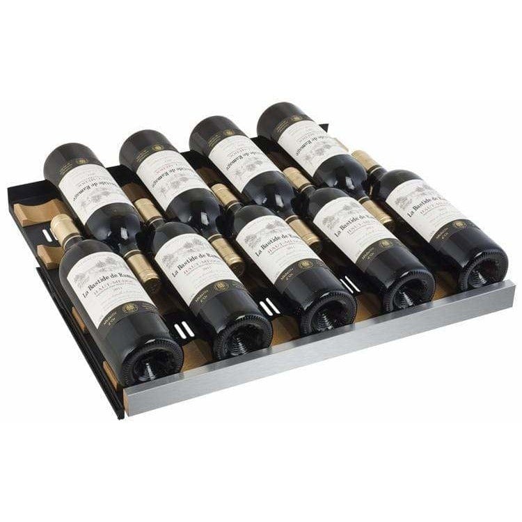 Allavino FlexCount II Tru-Vino Series 56 Bottle Stainless Steel Left Hinge Wine Fridge VSWR56-1SL20 Wine Coolers VSWR56-1SL20 Luxury Appliances Direct