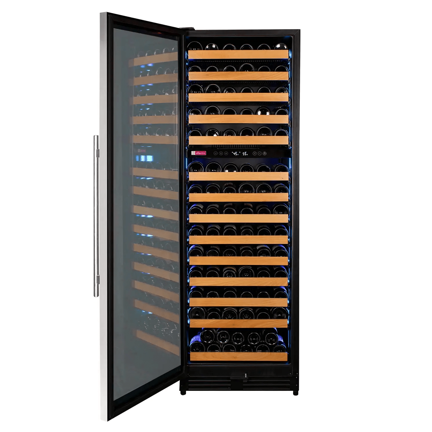 Allavino Reserva 154 Bottle Left Hinge Built-In Wine Refrigerator VSW15471D-2SL I Luxury Appliances Direct