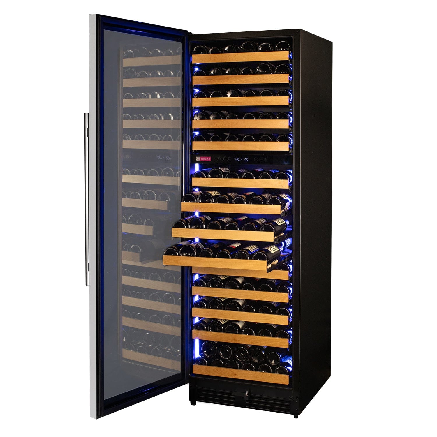 Allavino Reserva 154 Bottle Left Hinge Built-In Wine Refrigerator VSW15471D-2SL I Luxury Appliances Direct