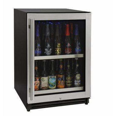 Allavino Tru-Vino Undercounter Beer Bottle Bomber Fridge VSCB-24SR20 Beverage Centers VSCB-24SR20 Luxury Appliances Direct