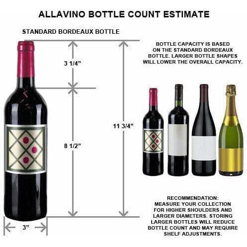 Allavino Vite 115 Bottle Black Right Hinge Wine Fridge YHWR115-1BRN Wine Coolers YHWR115-1BRN Luxury Appliances Direct