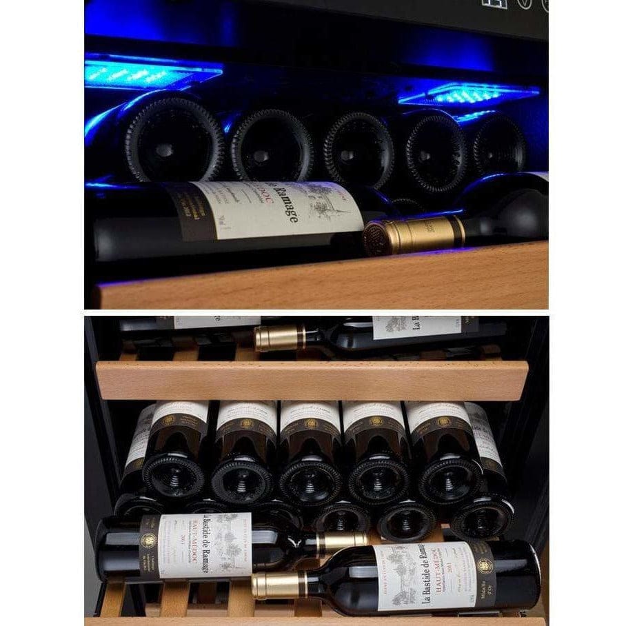 Allavino Vite 115 Bottle Black Right Hinge Wine Fridge YHWR115-1BRN Wine Coolers YHWR115-1BRN Luxury Appliances Direct