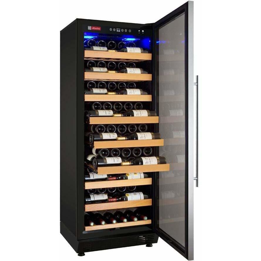Allavino Vite 115 Bottle Stainless Door Right Hinge Wine Fridge YHWR115-1SRN Wine Coolers YHWR115-1SRN Luxury Appliances Direct