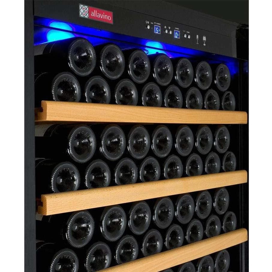 Allavino Vite 305 Bottle Black Door Left Hinge Wine Fridge YHWR305-1BLT Wine Coolers YHWR305-1BLT Luxury Appliances Direct