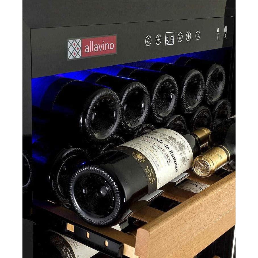 Allavino Vite II Tru-Vino 115 Bottle Black Right Hinge Wine Fridge YHWR115-1BR20 Wine Coolers YHWR115-1BR20 Luxury Appliances Direct