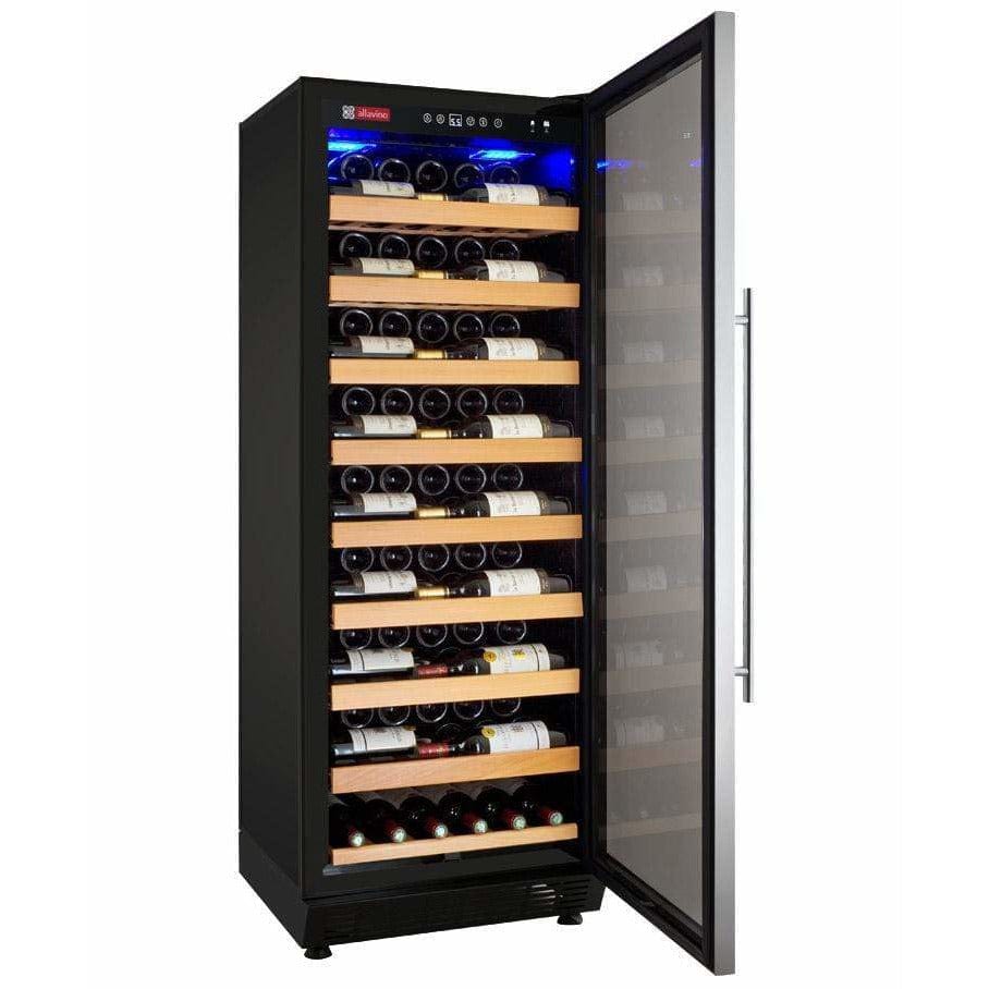 Allavino Vite II Tru-Vino 115 Bottle Stainless Steel Right Hinge Wine Fridge YHWR115-1SR20 Wine Coolers YHWR115-1SR20 Luxury Appliances Direct