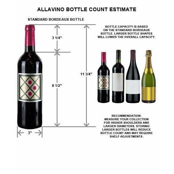 Allavino Vite II Tru-Vino 305 Bottle Single Zone Black Right Hinge Wine Fridge YHWR305-1BR20 Wine Coolers YHWR305-1BR20 Luxury Appliances Direct