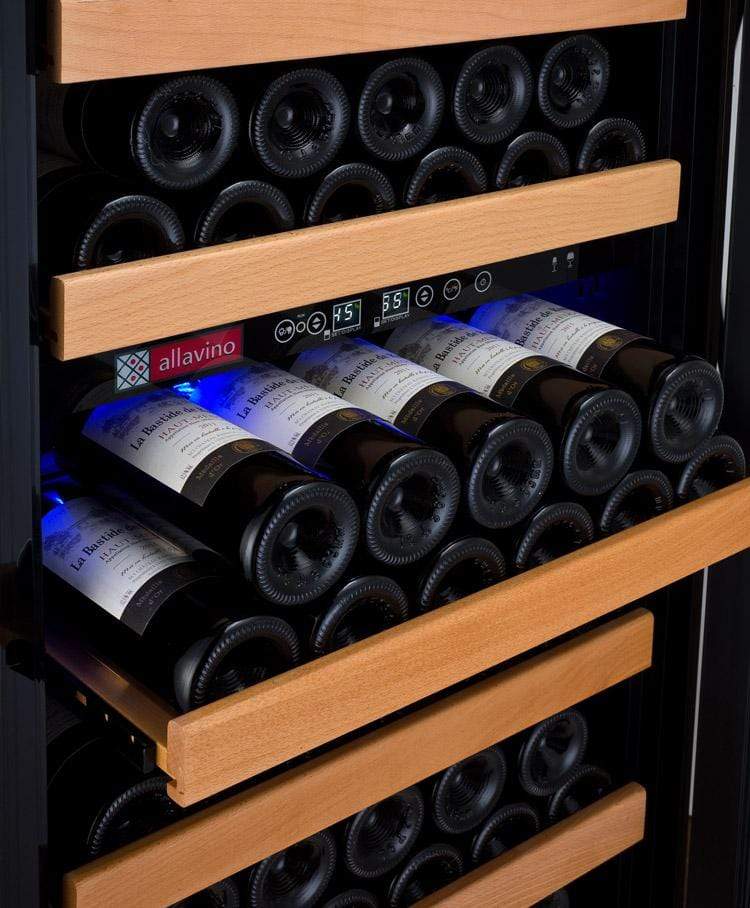 Allavino Vite II Tru-Vino 99 Bottle Dual Zone Stainless Steel Right Hinge Wine Fridge YHWR99-2SR20 Wine Coolers YHWR99-2SR20 Luxury Appliances Direct