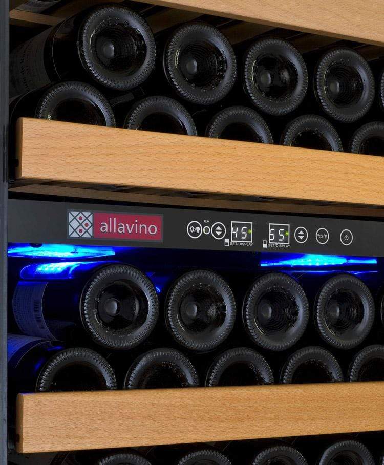 Allavino Vite II Tru-Vino 99 Bottle Dual Zone Stainless Steel Right Hinge Wine Fridge YHWR99-2SR20 Wine Coolers YHWR99-2SR20 Luxury Appliances Direct
