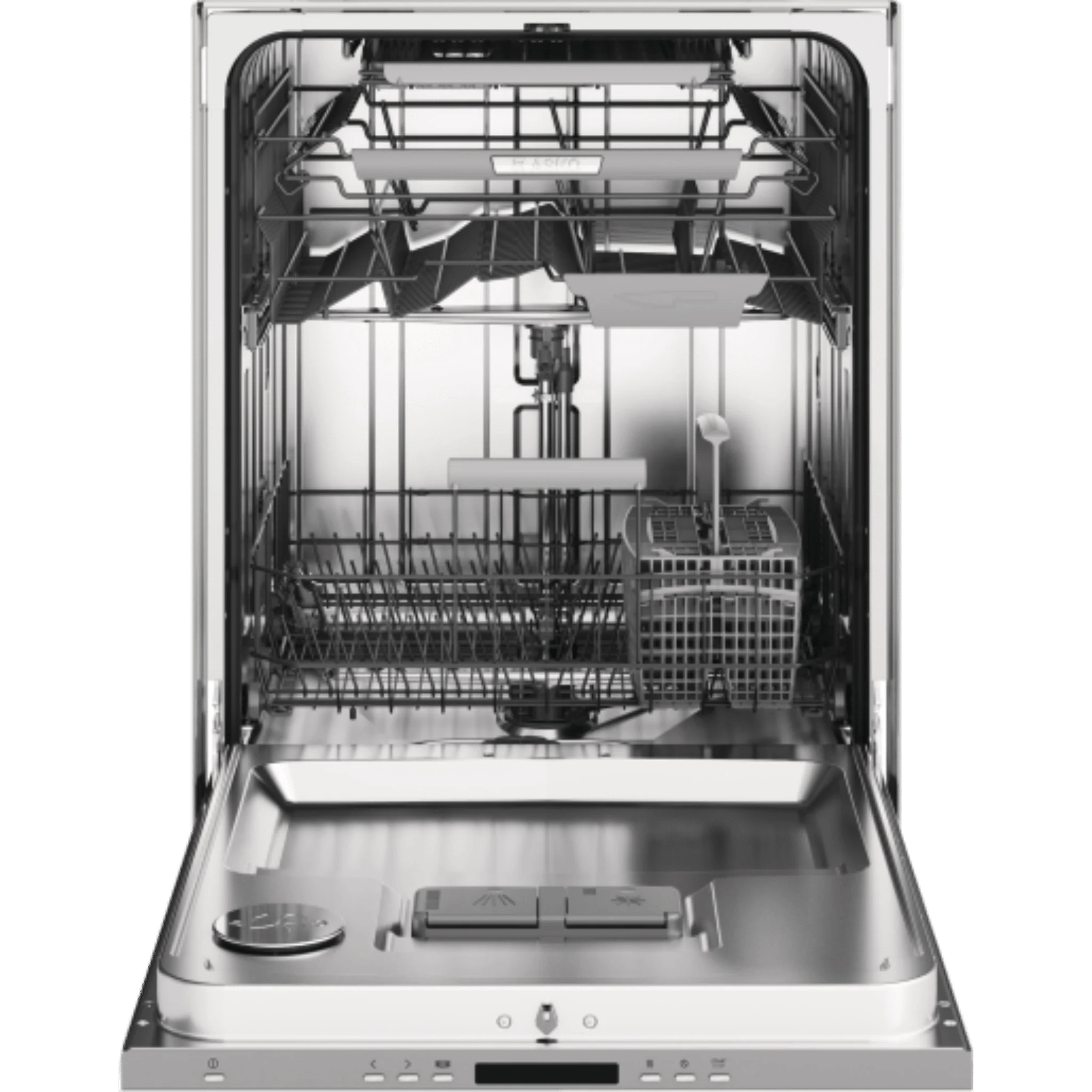 Asko 30 Series 24 Inch Wide 16 Place Setting Energy Star Rated Built-In Top Control Dishwasher with Condensation Drying and Pro Handle Dishwashers DBI663PHS Luxury Appliances Direct