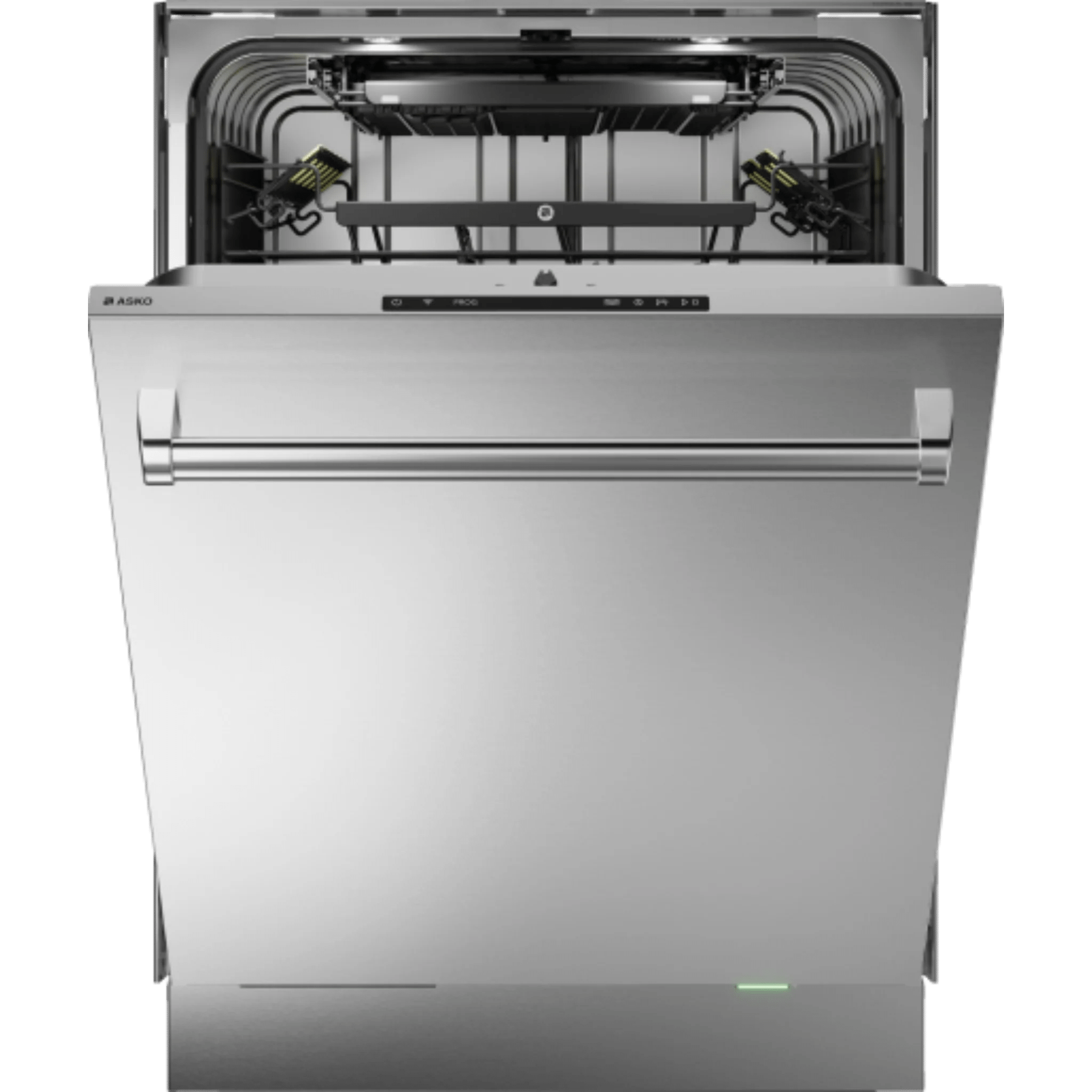 Asko Logic 24 Inch Wide 16 Place Setting Built-In Top Control Dishwasher with Pro Handle, XXL Tub, and Auto Door Open Drying™ Dishwashers DBI565PHXXLS Luxury Appliances Direct
