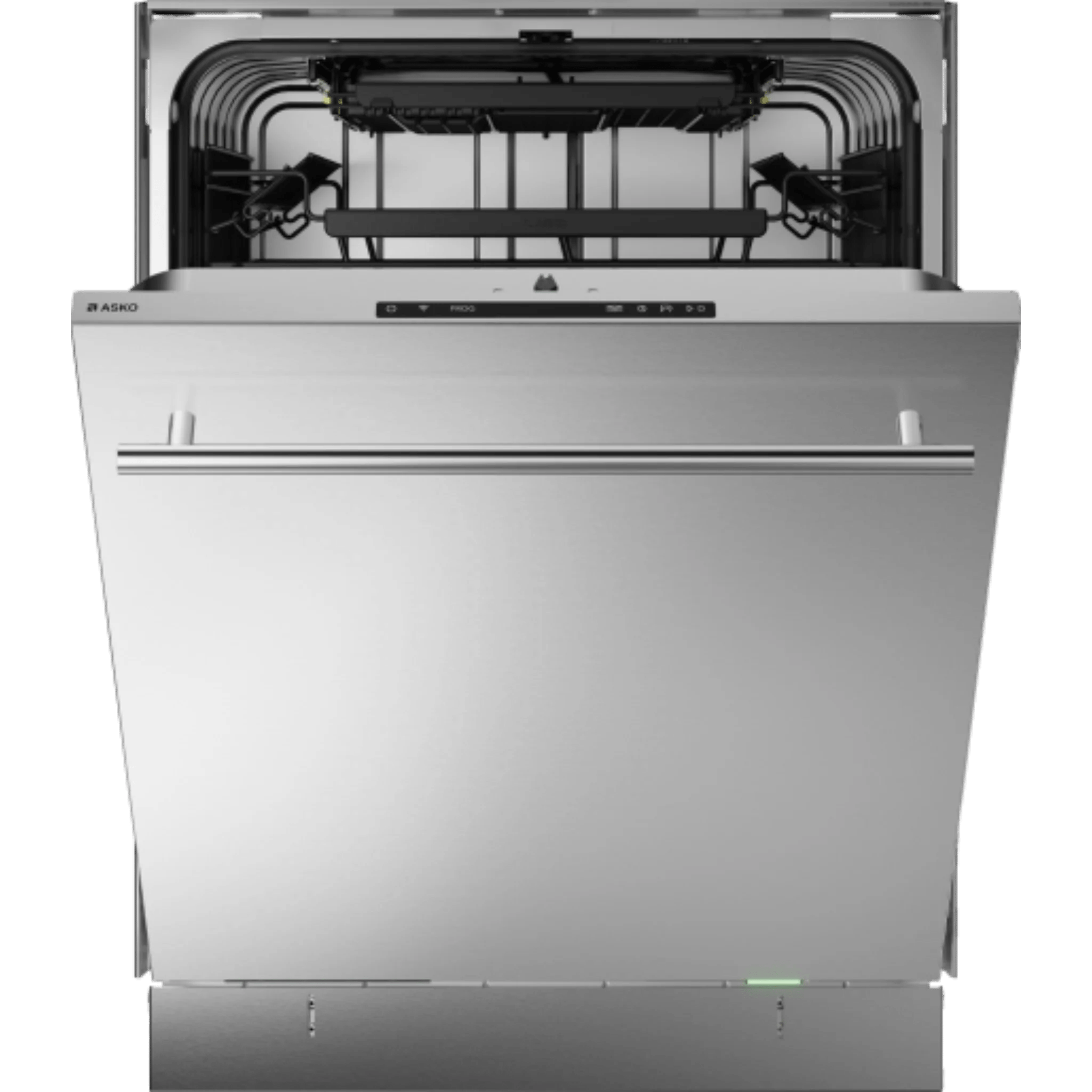 Asko Logic 24 Inch Wide 16 Place Setting Built-In Top Control Dishwasher with T-Bar Handle, Turbo Combi Drying™, and Auto Door Open Drying™ Dishwashers DBI564TS Luxury Appliances Direct