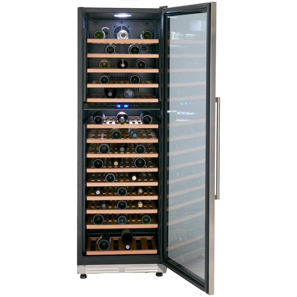 Avanti 154 Bottle Dual-Zone Wine Cooler WCF154S3SD Wine Coolers WCF154S3SD Luxury Appliances Direct