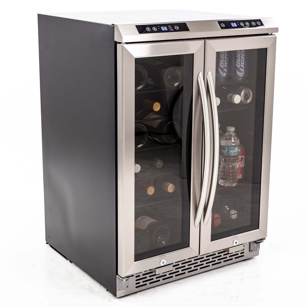 Avanti 19 Bottle/66 Can Dual-Zone Wine & Beverage Center WBV19DZ Wine/Beverage Coolers Combo WBV19DZ Luxury Appliances Direct