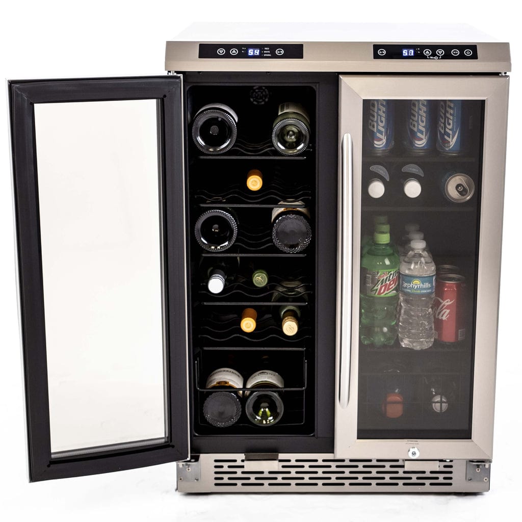 Avanti 19 Bottle/66 Can Dual-Zone Wine & Beverage Center WBV19DZ Wine/Beverage Coolers Combo WBV19DZ Luxury Appliances Direct